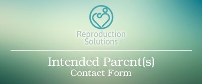 Intended Parents Contact Form
